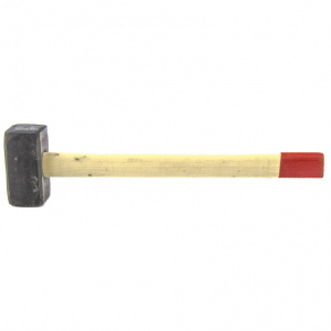 Кувалда 6,0 кг, кованая головка, деревянная ручка