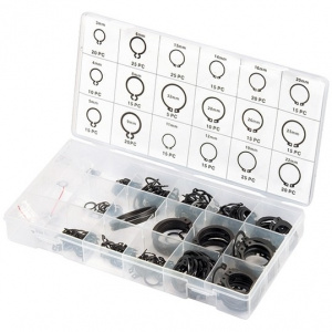 Набор стопорных колец, D3-32мм, 300 предметов Сибртех