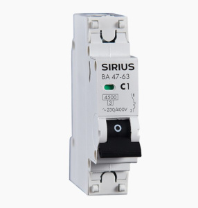 Автоматический выключатель ВА 47-63 1P 16А (С) 4,5кА Sirius