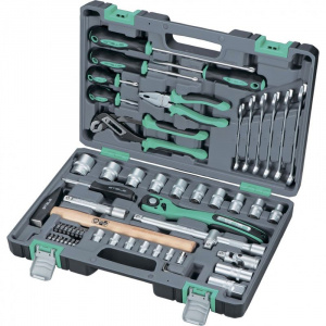 Набор инструмента STELS  58 предметов 1/2"  Cr-V