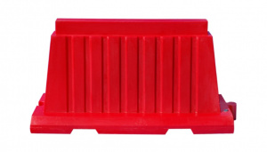 Барьер водоналивной вкладывающийся БВВ-1,2 1200*500*750мм (красный)