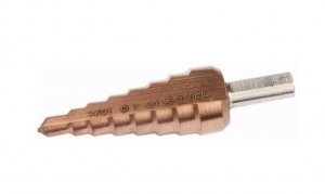 Сверло ступенчатое 6-20мм*75мм, ЗУБР "КОБАЛЬТ", 8ступеней