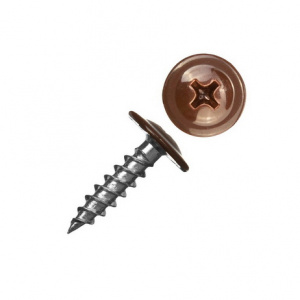 Пресс-шайба, остр. кон 4,2* 25   (шокол-коричн) RAL 8017