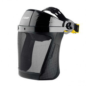 Щиток защитный лицевой ЗУБР, металлическая мелкоячеистая сетка 190мм*339мм