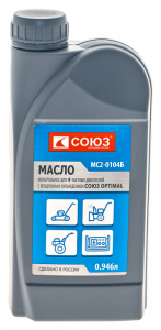 Масло моторное 1л. СОЮЗ 4 ТАКТ минеральное OPTIMAL