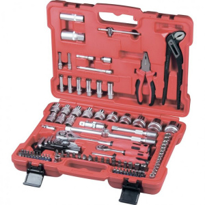 Набор слесарно-монт.с квадр.1/2",1/4",5/16", 117 предмета MATRIX Profi