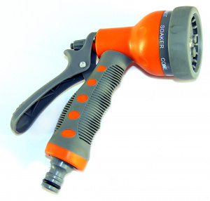 Насадка пистолет-распылитель 7-струйный для шланга 1/2" и 3/4" YY203