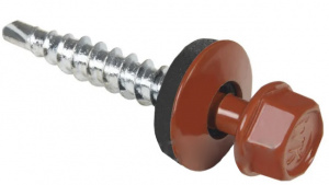 Кровельный саморез 4,8*29 (медно-коричневый) RAL 8004