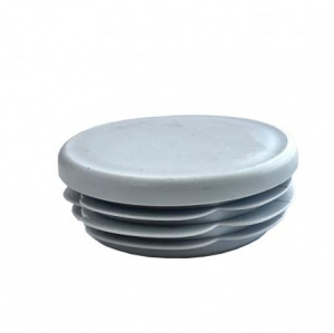 Заглушка пластиковая круглая d.32 серая