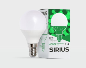 Лампа светодиодная LED Deco G45 7W E14 6500K Sirius