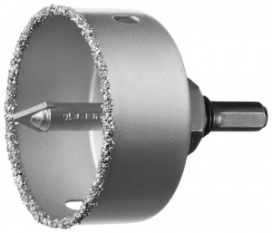 Коронка ЗУБР 64 мм с карбид-вольфрамовым нанесением