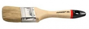 Кисть плоская  20мм STAYER "UNIVERSAL-EURO" дерев. ручка, натур. щетина