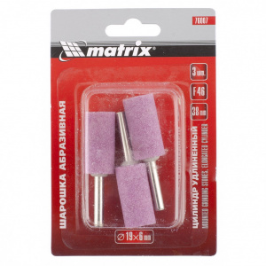 Шарошка абразивная, цилиндр удлин.,19*38*6 F46 MATRIX (76007)