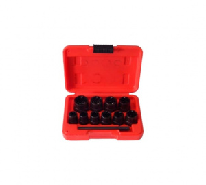 Набор экстракторов коротких 9-19мм AV Steel, 11 предметов