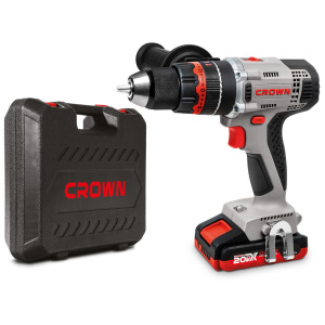 Дрель аккумуляторная (шуруповерт) CROWN CT21075HMX-2 20V