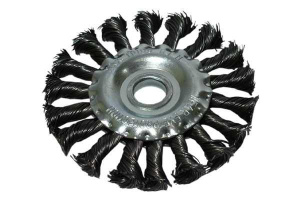 Щетка торцевая 170 мм металл с гайкой