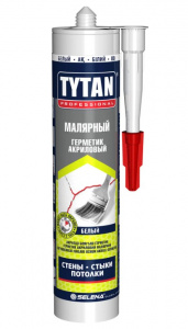 Силикон TYTAN 280мл акриловый белый