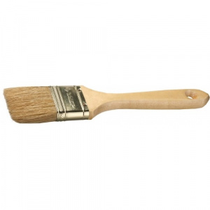 Кисть плоская  25мм Зубр "Универсал-Эксперт" дерев. ручка, натур. щетина
