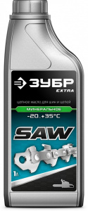 Масло для пильных цепей ЗУБР EXTRA ,минеральное, 1л