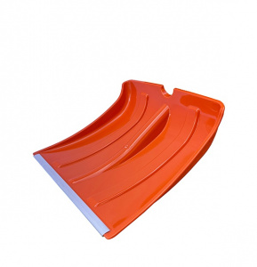 Лопата снеговая 380*365мм, пластм., ал. пл., без черен. Вьюга №3 (цветная)