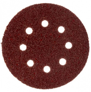 Круг абразивный на ворс. основе 125мм P120 MATRIX перфорированный