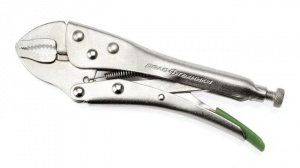 Зажим с фиксацией 180мм полукруглый захват Дело Техники