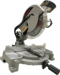 Пила торцовочная по дереву CROWN СТ15208,255 мм 1600Вт