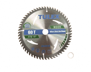 Диск (круг) пильный  TULEX  185*20 (60Т)