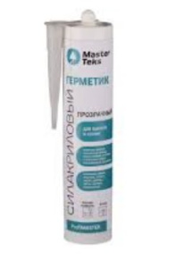 Герметик силакриловый MasterTeks белый, 290мл