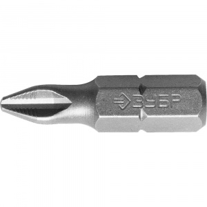 Бита PH №2, 25мм ЗУБР"МАСТЕР", 2шт