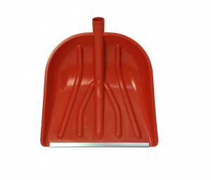 Лопата снеговая 410*460мм, пластм., ал. пл., без черен. Вьюга №5 (цветная)