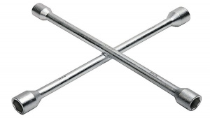 Ключ балонный крест 17*19*21*22мм, ЗУБР ЭКСПЕРТ