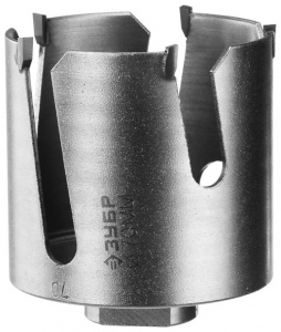 Коронка универсальная  70 мм твердосплавными резцами ЗУБР