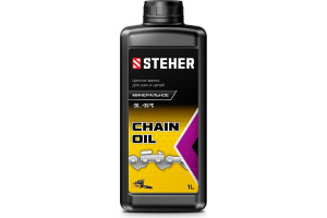 Масло для пильных цепей STEHER ,минеральное, 1л