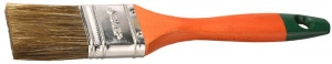 Кисть плоская  75мм Зубр "Лазурь-Мастер" дерев. ручка, смешан.щетина