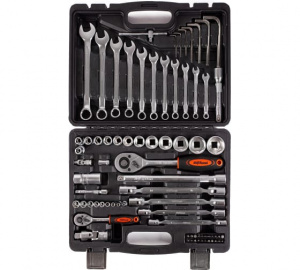 Набор инструмента AV Steel   76 предметов 1/2", 1/4"