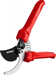 Секатор GRINDA, 200мм, пластиковые рукоятки, плоскостной G-33