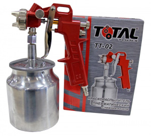 Краскопульт пневматический ТТ-02 с нижним бачком HVLP