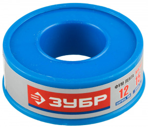 Лента ФУМ ЗУБР "МАСТЕР" 0,1мм*12мм*15м