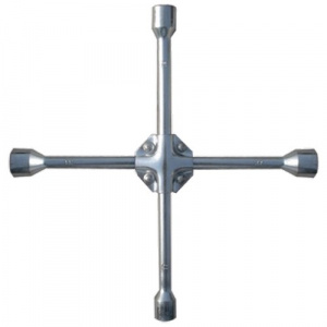 Ключ балонный крест 17*19*21*22мм, толщина 16мм "MATRIX" усиленный