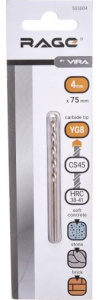 Сверло по бетону  4*75мм VIRA