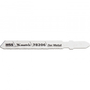 Полотно для эл/лобзика MATRIX  50*0,8мм, по металлу