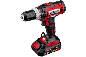 Дрель аккумуляторная (шуруповерт) ЗУБР 14.4В 2 АКБ Li-lon ДШЛ-145-22