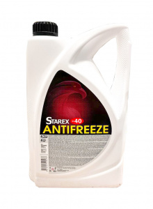 Антифриз-40С STAREX красный 4кг Антифриз-40С STAREX красный 4кг