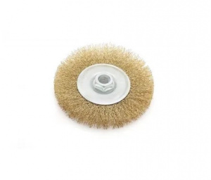 Щетка торцевая 150 мм латунь