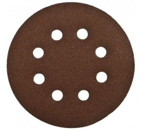 Круг абразивный на на велкро основе 125мм P120 ЗУБР СТАНДАРТ перфорированный
