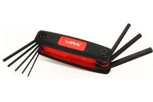 Набор ключей шестигранников складных VIRA, 8 шт