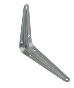 Кронштейн мебельный KM 150*200 серебристый (6*8)