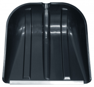 Лопата снеговая 410*420мм, пластм., алюм. план., без черен., Памир