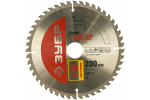 Диск (круг) пильный  ЗУБР "МАСТЕР" 200*32(48Т)